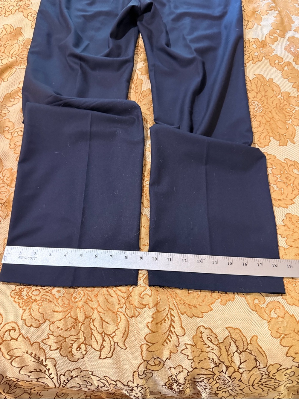 Georgie Armani Men's Classic Black Dress Pants, 100% Super Lana 180s, Sz 36 x 34 - Picture 16 of 16